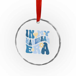 In My Hanukkah Era Crystal Glass Ornament Groovy Chanukkah Jewish TS09 Print Your Wear