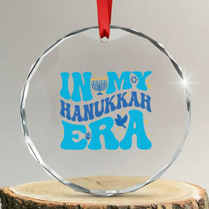 In My Hanukkah Era Crystal Glass Ornament Jewish Holiday Celebration Gift TS12 Transparent Glass 3'' Circle Print Your Wear