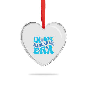 In My Hanukkah Era Heart Crystal Glass Ornament Jewish Holiday Celebration Gift TS12 Print Your Wear