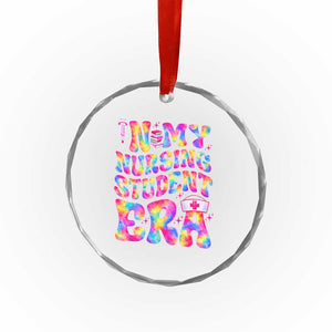 In My Nursing Student Era Crystal Glass Ornament Future Nurse Gift TS12 Print Your Wear
