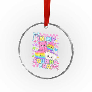 In My Squishy Era Crystal Glass Ornament Cute Kawaii Pastel Dumpling Graphic