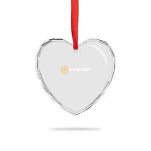In Pi We Trust Cryptocurrency Heart Crystal Glass Ornament Crypto Coins Blockchain Mining TS02 Print Your Wear