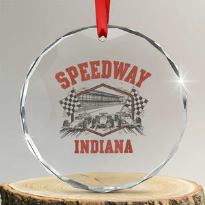 Indiana Speedway Slammer 2025 Crystal Glass Ornament Detention Prison Jail TS02 Transparent Glass 3'' Circle Print Your Wear