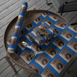 Inspirational Black Women Gift Wrapping Paper Roll Unapologetically Dope TS12 Blue Print Your Wear
