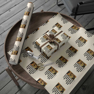 Inspiring James Baldwin Civil Rights Quote Portrait Wrapping Paper Roll I Cant Believe What You Say Because I See What You Do