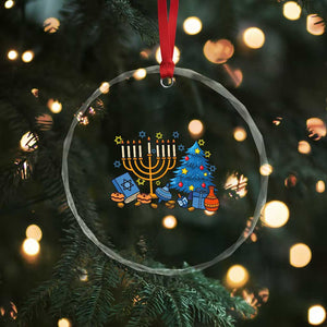 Interfaith Christmas Hanukkah Crystal Glass Ornament Celebration Festival Of Lights Gift TS12 Print Your Wear