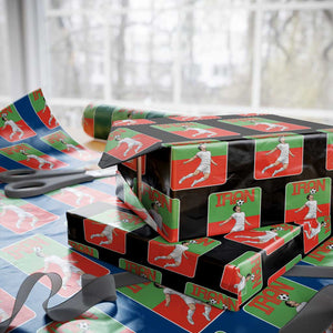 Iran Soccer Lover Wrapping Paper Roll Proud Persian Roots Gift