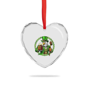 Irish Patriotic Eagle Leprechaun Heart Crystal Glass Ornament St Patricks Day Gift TS12 Print Your Wear