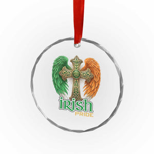 Irish Pride Celtic Cross Crystal Glass Ornament Christian Gift TS12 Print Your Wear