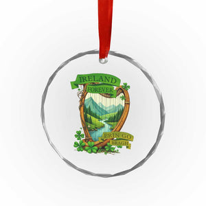 Irish Pride Crystal Glass Ornament Ireland Forever Erin Go Bragh Harp Shamrock TS11 Print Your Wear