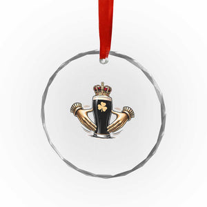 Irish Stout Claddagh Ring Beer Galway Ireland Souvenir Crystal Glass Ornament TS11 Print Your Wear