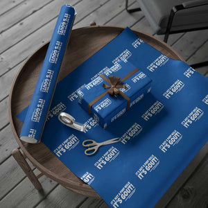 It Is Not A Pimp Walk It Is Gout Wrapping Paper Roll Old Man Medical Humor TS11 Blue Print Your Wear