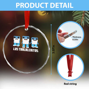 Italian Brainrot Meme Shark Crystal Glass Ornament Tralalero Tralala Los Tralaleritos Funny Animals TS10 Print Your Wear