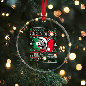 Italian Christmas Donkey Crystal Glass Ornament Jing a Di Jing Dominick the Ugly Christmas TS10 Print Your Wear