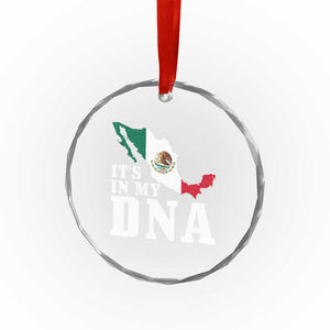 It's in My DNA Mexican Proud Hispanic Gift Mexico Flag Crystal Glass Ornament TS14 Print Your Wear