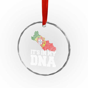 Its in My DNA Portugal Crystal Glass Ornament Portuguese Flag Portugal Boy Girl Gift TS10 Print Your Wear