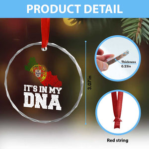 Its in My DNA Portugal Crystal Glass Ornament Portuguese Flag Portugal Boy Girl Gift TS10 Print Your Wear