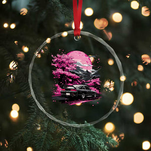 JDM Japanese Crystal Glass Ornament Tokyo Japan Drift Race Car Mount Fuji Cherry Blossom Sakura TS10 Print Your Wear