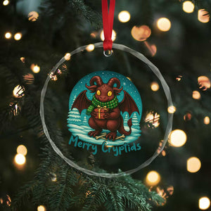 Jersey Devil Crystal Glass Ornament Merry Cryptidmas Funny Christmas Gift TS12 Print Your Wear