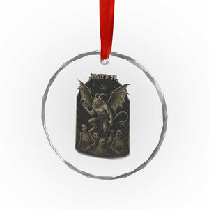 Jersey Devil Crystal Glass Ornament Vintage Weird Creepy Creature Leeds Devil TS10 Print Your Wear