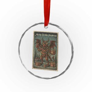 Jersey Devil Merry Devils Christmas Gift Crystal Glass Ornament TS12 Print Your Wear