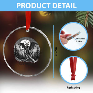 Jersey Devil Playing Dart Crystal Glass Ornament Gothic Horror Gift Pine Barrens New Jersey TS12 Print Your Wear