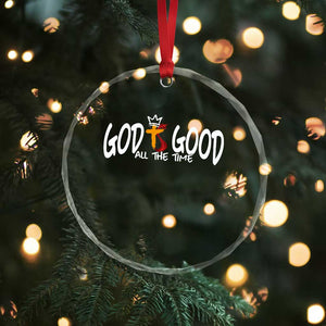 Jesus Christian Crystal Glass Ornament God Is Good All The Time TS14 Print Your Wear