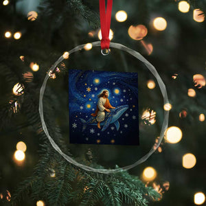 Jesus Christian Crystal Glass Ornament Stary Night Van Gogh Christmas TS14 Print Your Wear