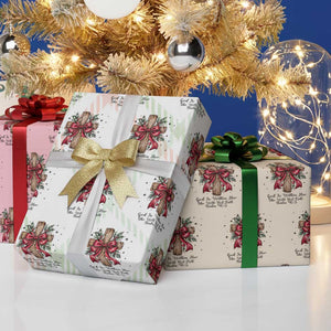 Jesus Christian Wrapping Paper Roll Cross Bible Verse Inspirational Christmas TS14 Print Your Wear