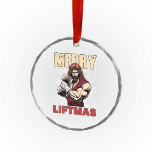 Jesus Gym Christmas Crystal Glass Ornament Merry Liftmas Xmas TS14 Print Your Wear