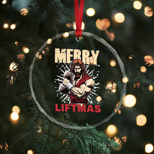 Jesus Gym Christmas Crystal Glass Ornament Merry Liftmas Xmas TS14 Print Your Wear