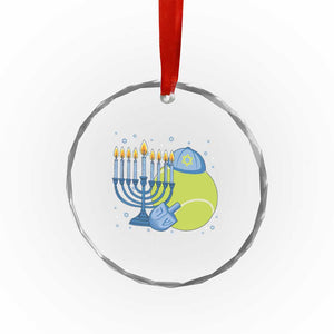 Jewish Tennis Player Hanukkah Crystal Glass Ornament Funny Racquet Lover Gift TS12 Print Your Wear