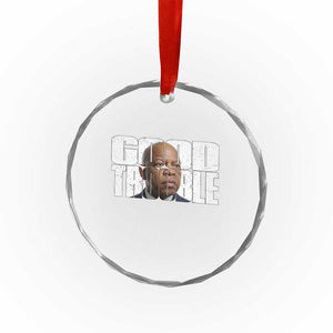 John Lewis Quote Affrican American Crystal Glass Ornament Black History Good Trouble TS14 Print Your Wear