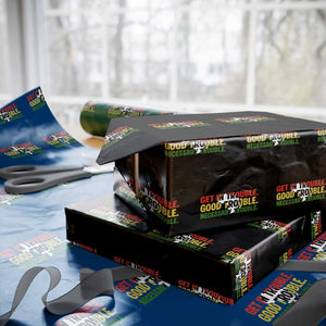 John Lewis Quote Affrican American Wrapping Paper Roll Get in Good Necessary Trouble TS14 Black Print Your Wear