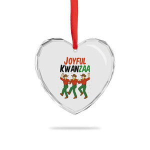 Joyful Kwanzaa Cowboy Heart Crystal Glass Ornament Festival Of Lights African Heritage Gift TS12 Print Your Wear