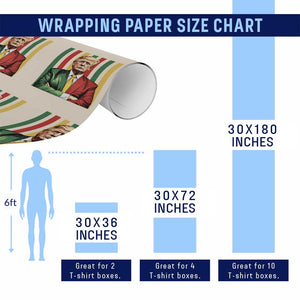 Juneteenth American Leader Inspiration Wrapping Paper Roll 1865 American Heritage Gift TS12 Print Your Wear
