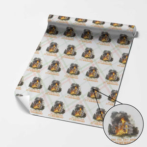 Juneteenth Ancestral Justice Wrapping Paper Roll This Fire Aint Arson It is Remembrance Black History TS02 Christmas Plaid Print Your Wear