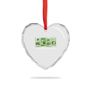 Just A Lucky Goose Heart Crystal Glass Ornament Funny Irish Crew St Patricks Day TS12 Print Your Wear