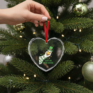 Just An Irish Goose Heart Crystal Glass Ornament Funny St Patricks Day TS12 Print Your Wear