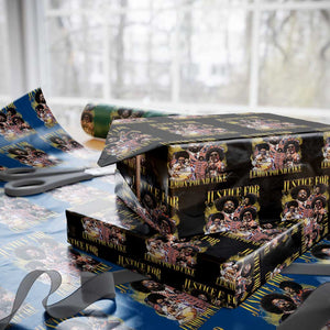 Justice For Lemon Pound Cake Bootleg Graphic Wrapping Paper Roll Retro Rap Free Speech TS14 Black Print Your Wear