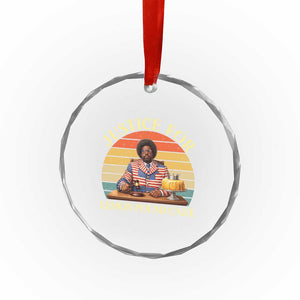 Justice For Lemon Pound Cake Crystal Glass Ornament Retro Rap Free Speech TS14 Print Your Wear