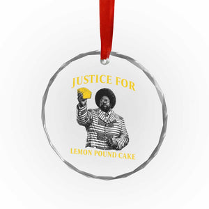 Justice For Lemon Pound Cake Crystal Glass Ornament Vintage Rap Free Speech TS14 Print Your Wear