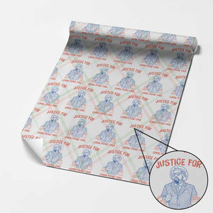 Justice For Lemon Pound Cake Wrapping Paper Roll Viral Trend Free Speech TS14 Christmas Plaid Print Your Wear