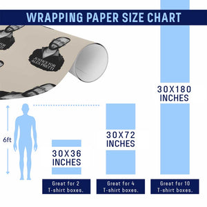 Justices for Alex Pretti Wrapping Paper Roll Anti ICE Immigration Protest Human Rights TS14 Print Your Wear