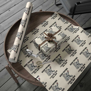 Keep Trying I Can Do This All Day Wrapping Paper Roll Funny Goalie Hockey Player Gift TS12 Beige Print Your Wear