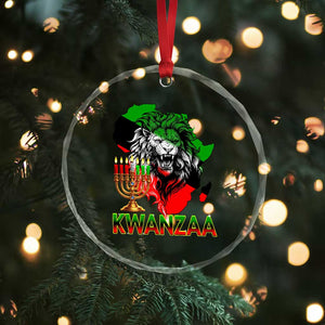 King Lion Of Africa Kwanzaa Map Crystal Glass Ornament Heritage Pride Gift TS12 Print Your Wear