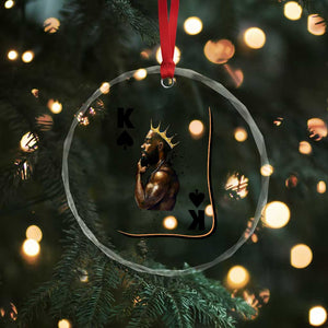 King Of Spades Black Man Crystal Glass Ornament African American Men Pride TS12 Print Your Wear