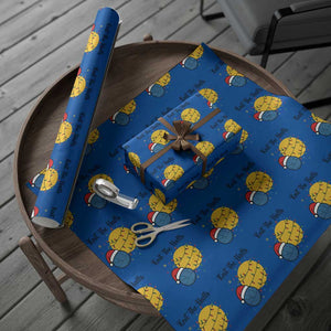 Knit The Halls Wrapping Paper Roll Funny Knitters Xmas Gift TS12 Blue Print Your Wear