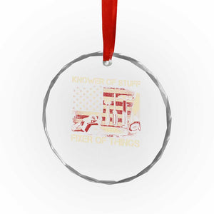 Knower Of Stuff Fixer Of Things Crystal Glass Ornament Funny Handyman Fathers Day American Flag TS11 Print Your Wear