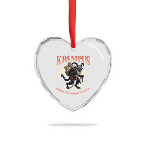 Krampus Heart Crystal Glass Ornament Child Transport Service Spooky Christmas TS09 Print Your Wear
